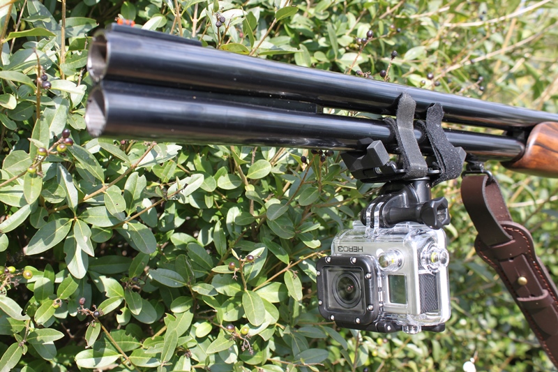 GoPro sur fusil de chasse